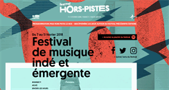 Desktop Screenshot of festivalhorspistes.com