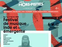 Tablet Screenshot of festivalhorspistes.com